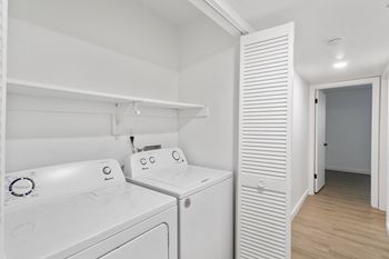 In-home washer and dryer set